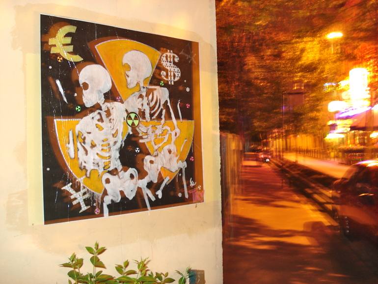 Original Street Art Nature Painting by Fabrice Tky Burdese