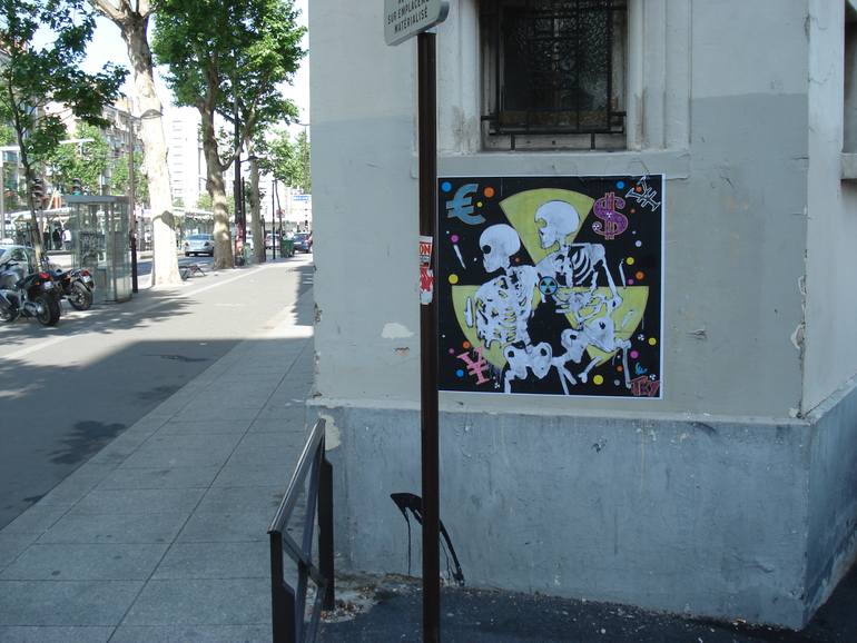 Original Street Art Nature Painting by Fabrice Tky Burdese