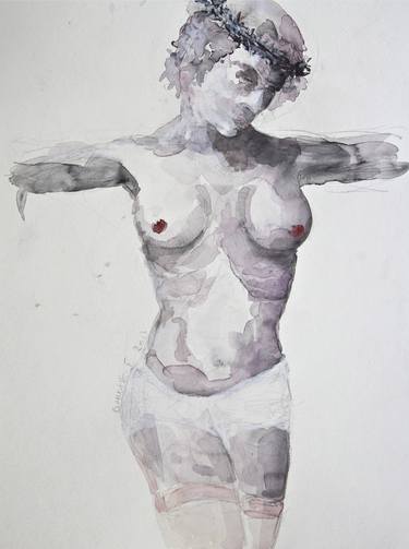 Print of Figurative Religious Drawings by fabrice tky burdese
