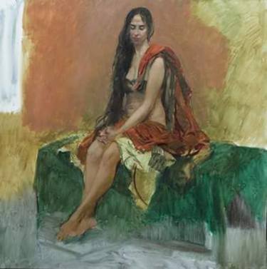 Original Realism Nude Paintings by Tokhir Karimov
