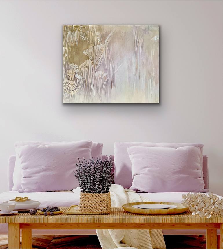 Original Abstract Nature Painting by Mishel Schwartz