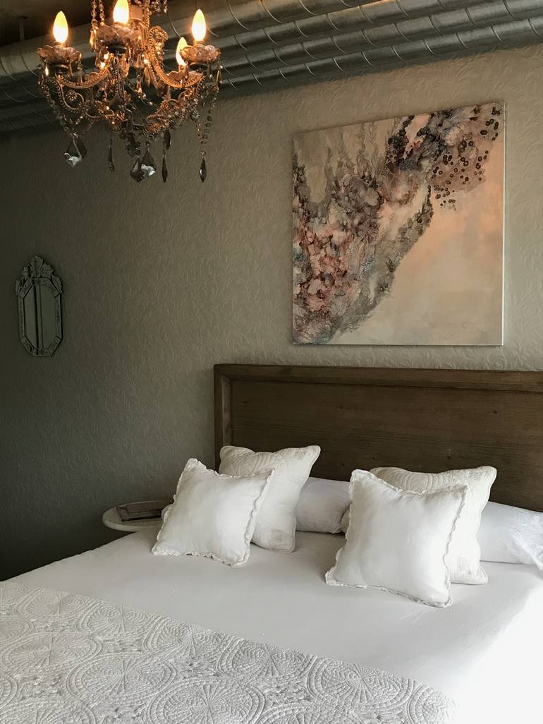 Original Modernism Abstract Painting by Mishel Schwartz