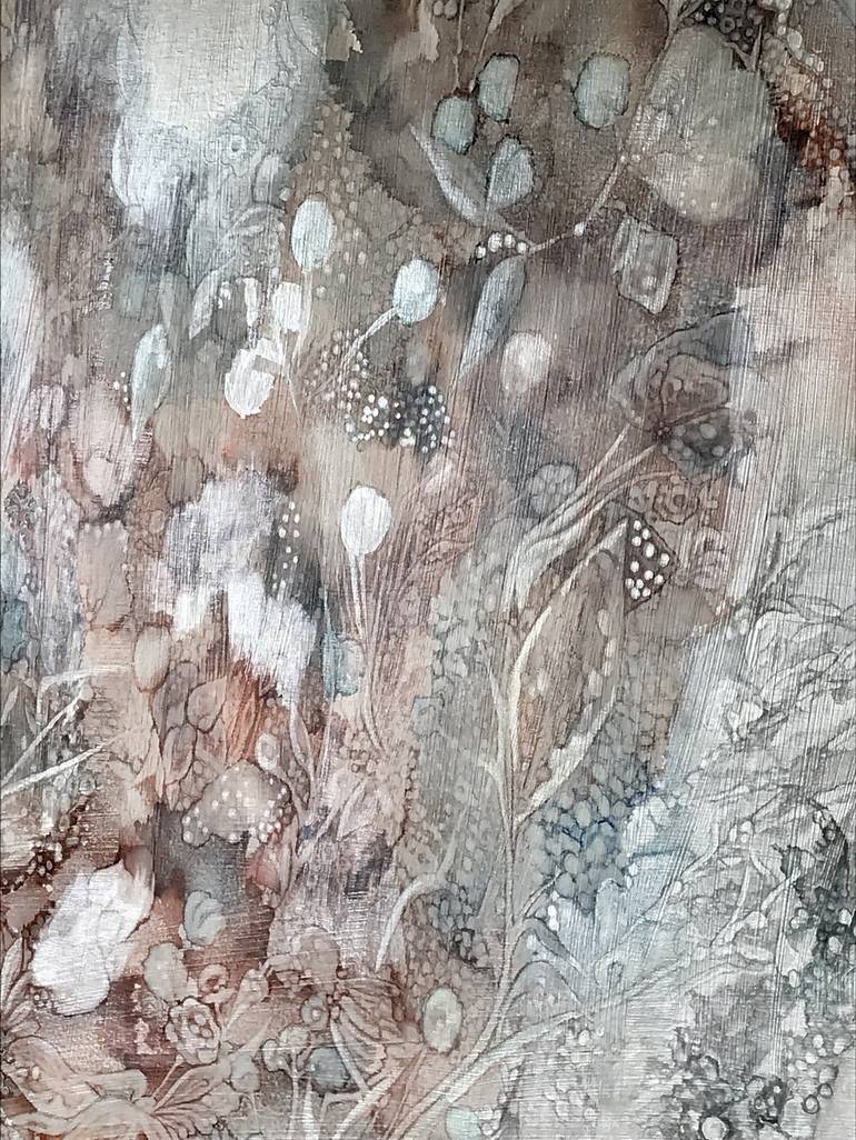 Original Modernism Abstract Painting by Mishel Schwartz