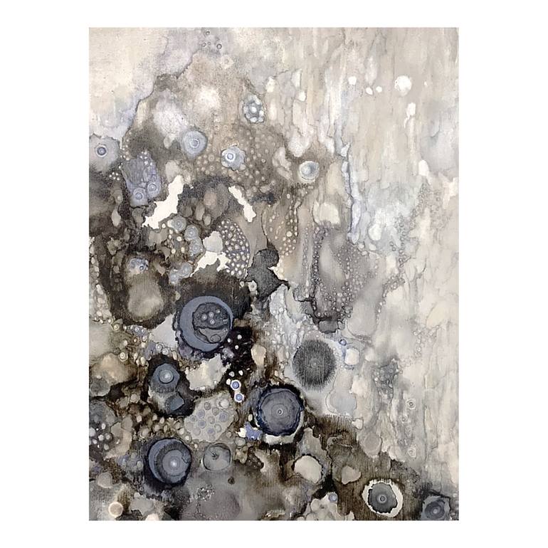Original Expressionism Abstract Painting by Mishel Schwartz
