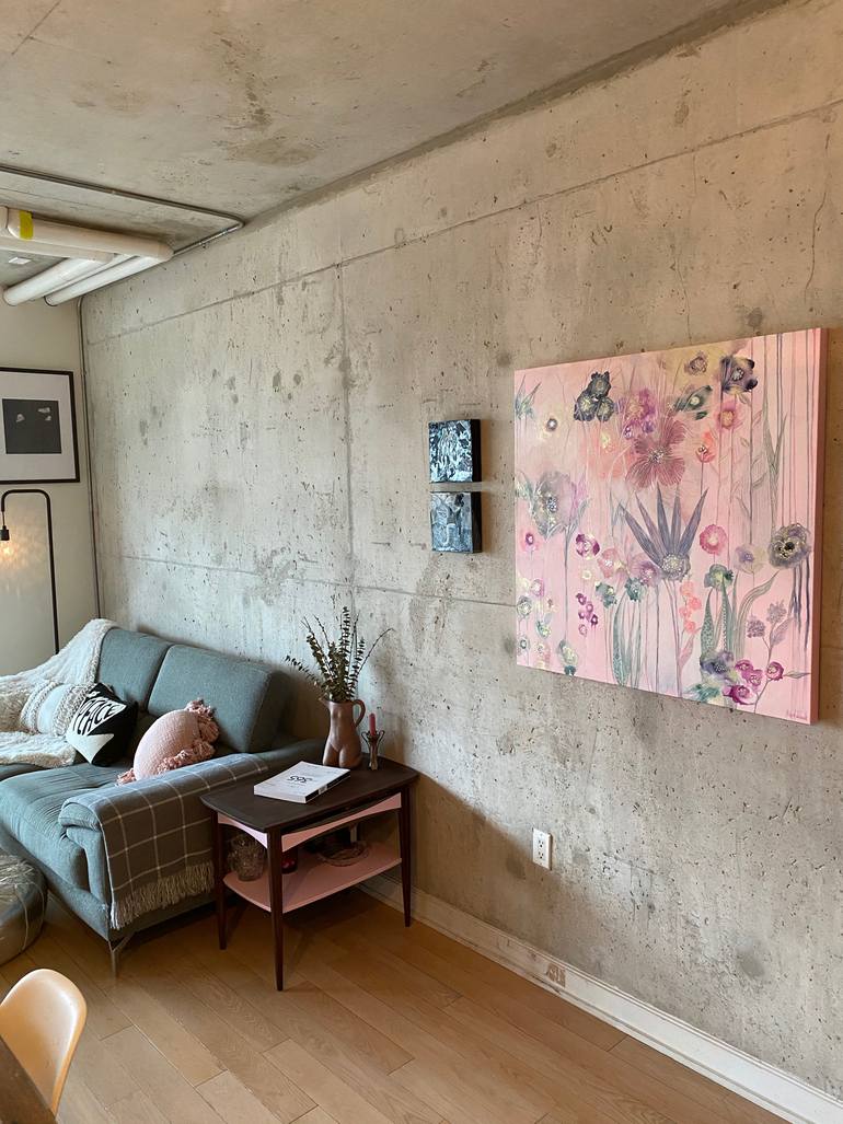 Original Impressionism Nature Painting by Mishel Schwartz