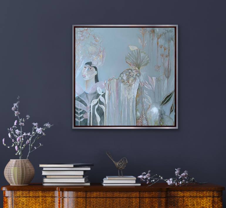 Original Botanic Painting by Mishel Schwartz