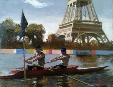 Print of Impressionism Sport Paintings by Michael Britton