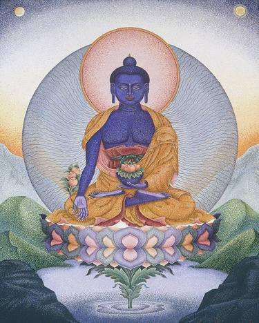 King of Lapis Lazuli Radiance The Medicine Buddha thumb