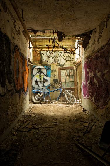 Original Street Art Motorcycle Photography by Rebecca Skinner