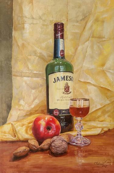 Print of Fine Art Food & Drink Paintings by Victor Ceban