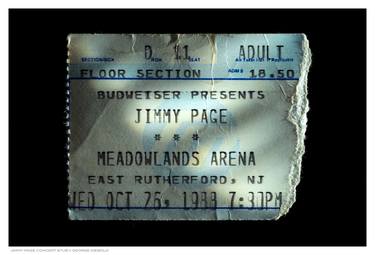 JIMMY PAGE CONCERT STUB - Limited Edition of 100 thumb