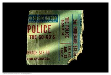 THE POLICE CONCERT STUB - Limited Edition of 100 thumb