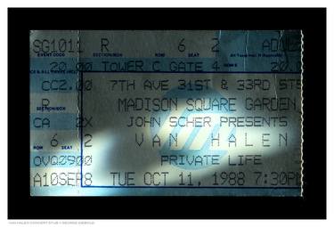 VAN HALEN CONCERT STUB - Limited Edition of 100 thumb