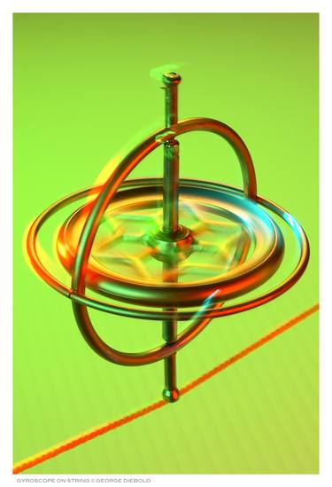 GYROSCOPE ON STRING - Limited Edition of 100 thumb