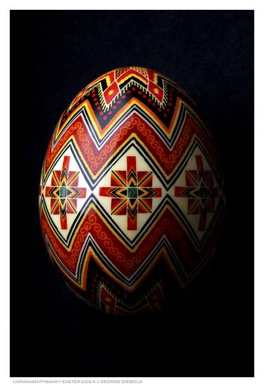 UKRAINIAN PYSANKY EASTER EGG A - Limited Edition of 100 thumb
