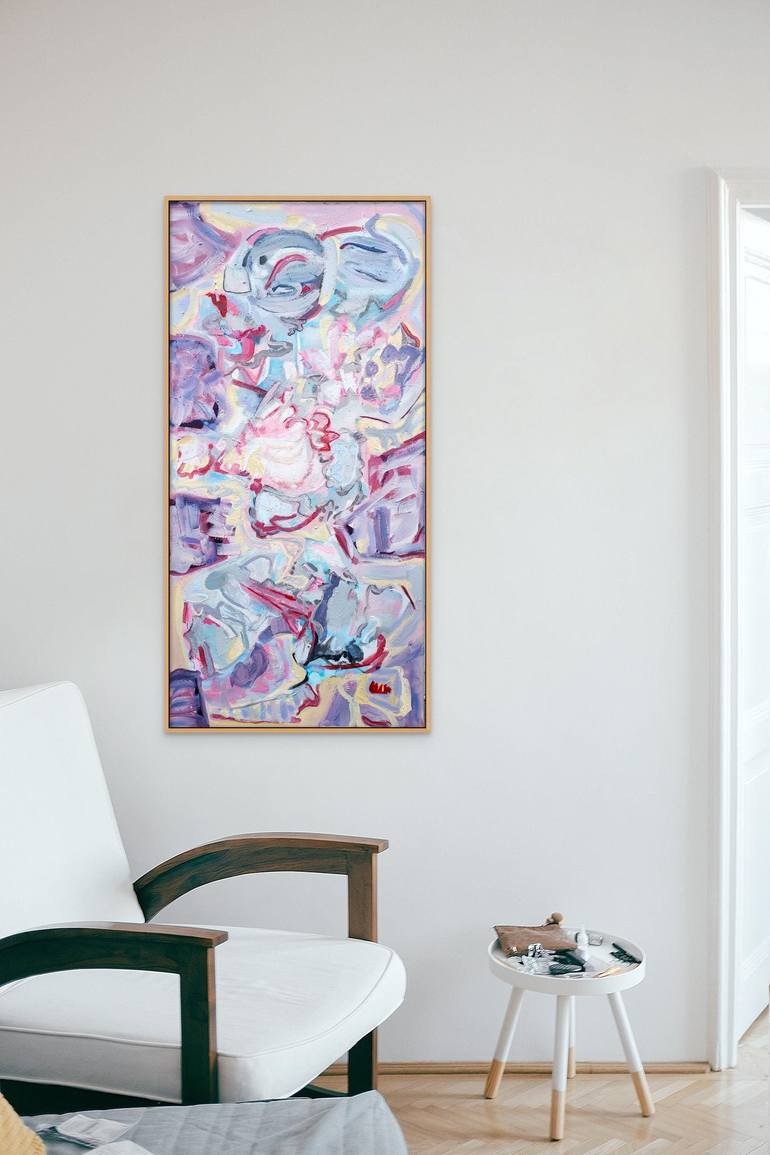 Original Abstract Expressionism Abstract Painting by Cindy Bernier