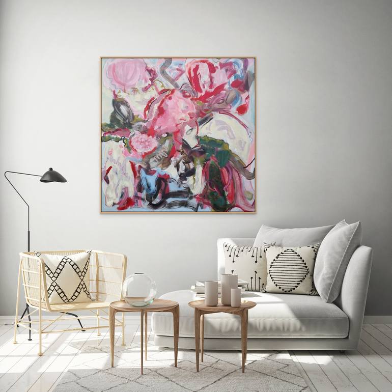 Original Abstract Expressionism Abstract Painting by Cindy Bernier