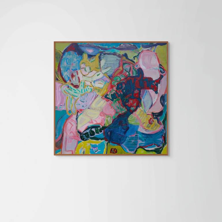 Original Abstract Expressionism Abstract Painting by Cindy Bernier