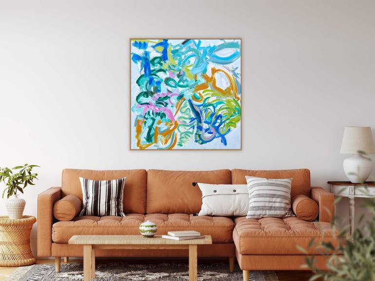 Original Abstract Expressionism Abstract Painting by Cindy Bernier