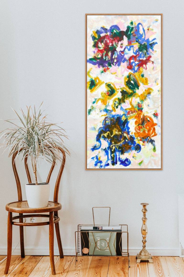 Original Abstract Expressionism Abstract Painting by Cindy Bernier