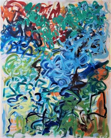 Original Abstract Expressionism Abstract Paintings by Cindy Bernier