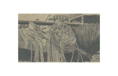 Print of Fine Art Horse Drawings by Lisa Andrews