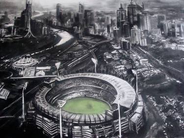 Print of Cities Drawings by Paul Mwamba