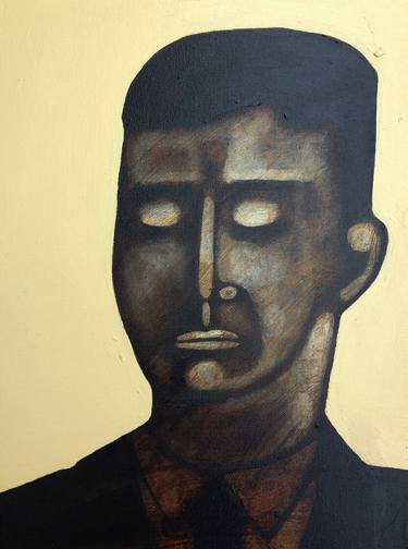 Original Cubism People Paintings by Mathew Tudor