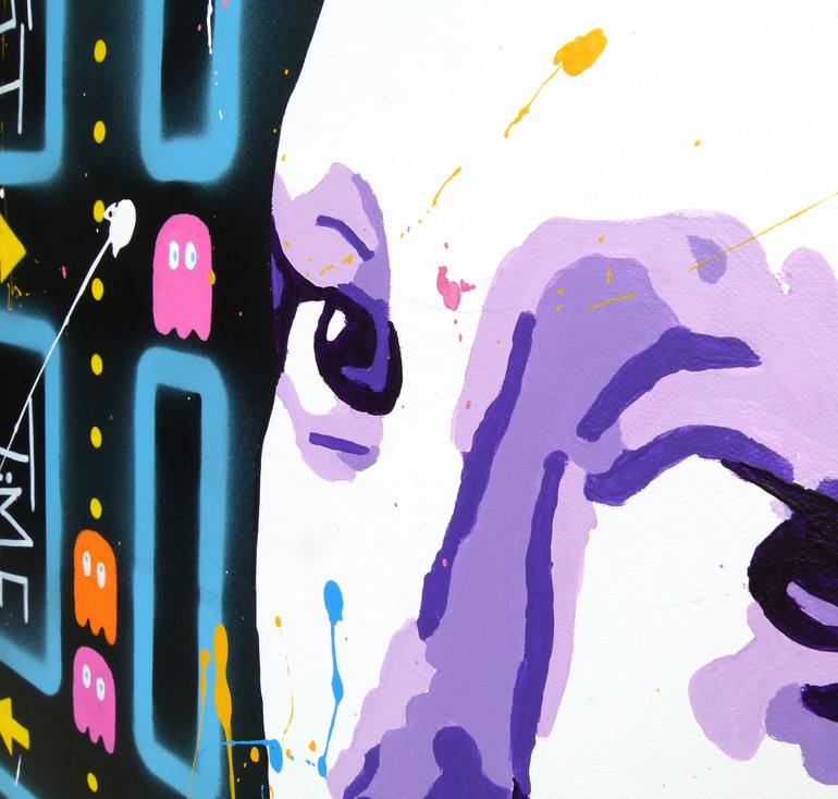 Original Pop Art Pop Culture/Celebrity Painting by Stéphane Castet-Moulat