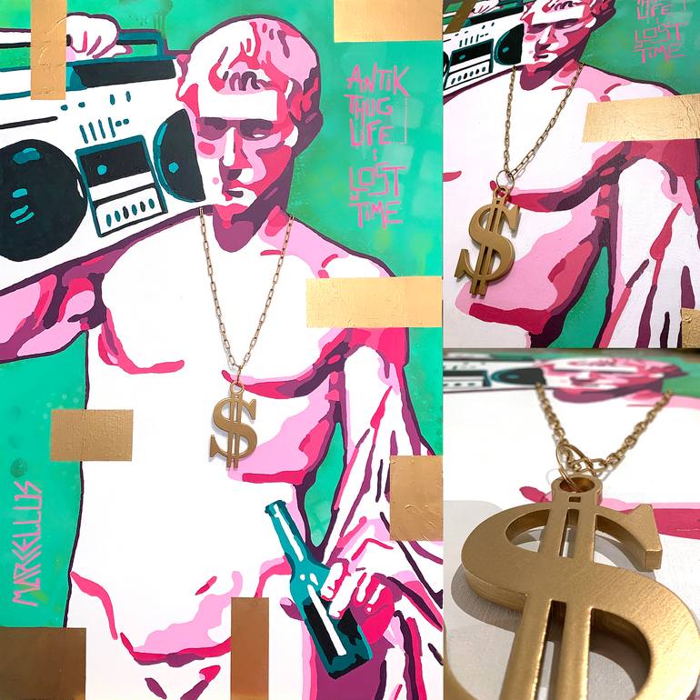 Original Pop Art Pop Culture/Celebrity Painting by Stéphane Castet-Moulat