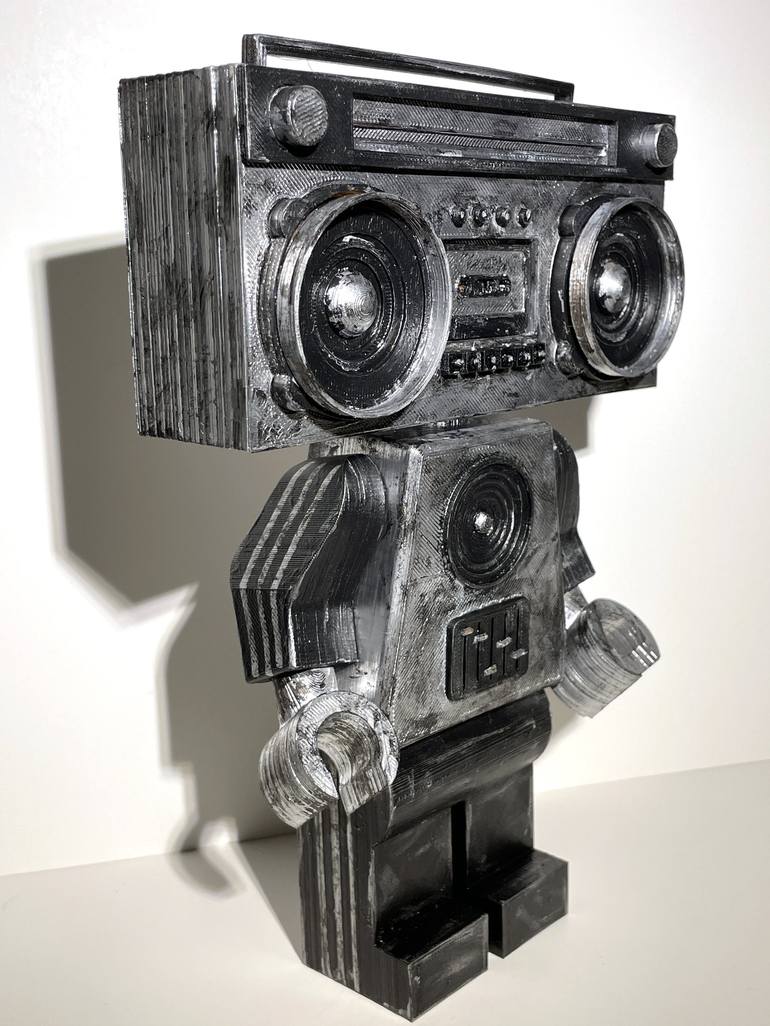 Original Pop Art Science/Technology Sculpture by Stéphane Castet-Moulat