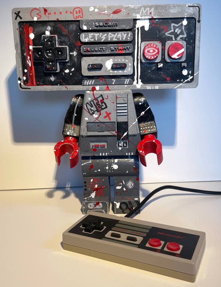 Original Street Art Pop Culture/Celebrity Sculpture by Stéphane Castet-Moulat