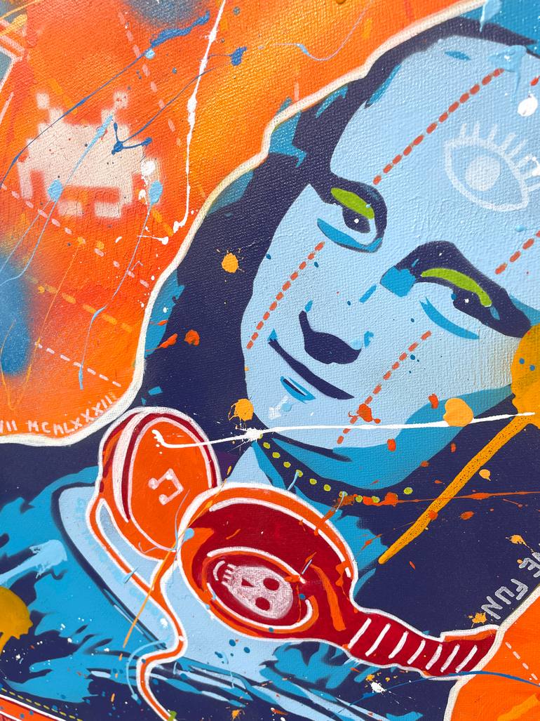 Original Pop Art Pop Culture/Celebrity Painting by Stéphane Castet-Moulat