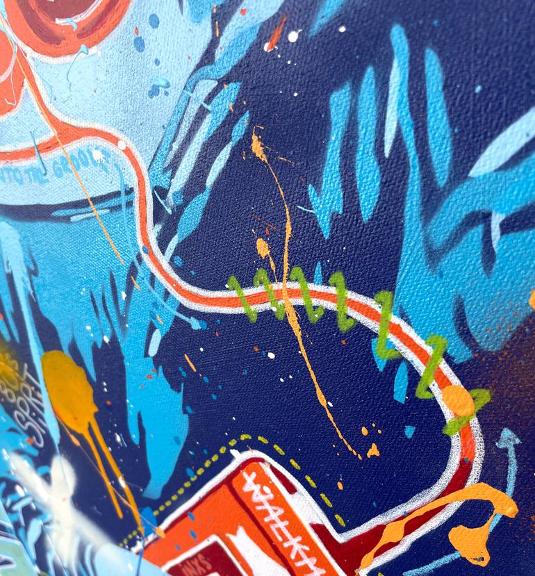 Original Pop Art Pop Culture/Celebrity Painting by Stéphane Castet-Moulat