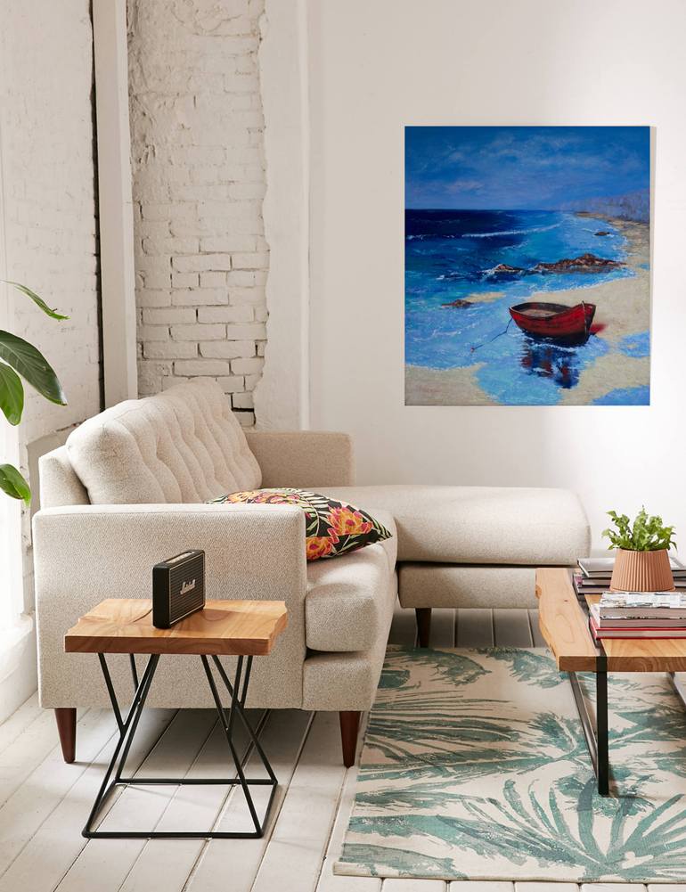 Original Fine Art Beach Painting by Olena Poleva