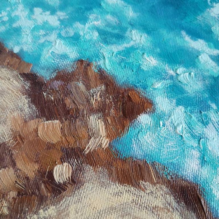 Original Impressionism Aerial Painting by Olena Poleva