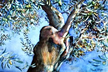 Print of Figurative Tree Paintings by Pamela Rogers