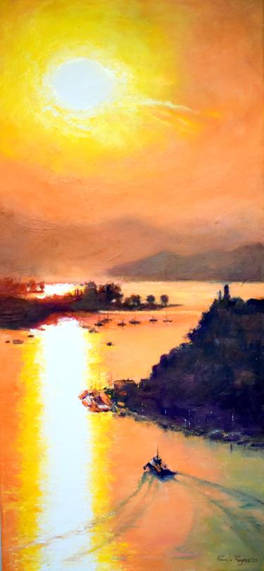 Original Impressionism Landscape Paintings by Pamela Rogers