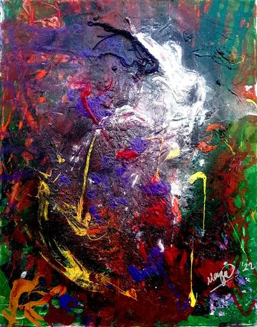 Original Abstract Expressionism Abstract Paintings by Mengu TARLAKAZAN