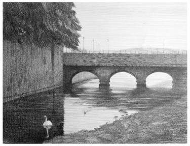 Print of Realism Landscape Drawings by Igor Kogan