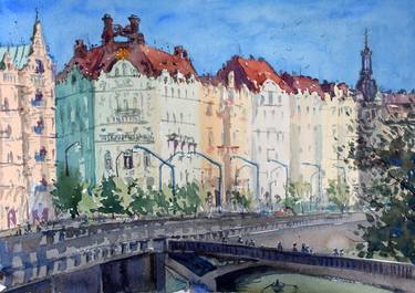 Original Architecture Paintings by Igor Kogan