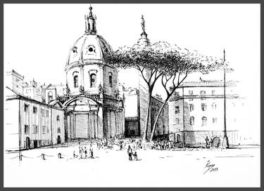 Original Fine Art Architecture Drawings by Igor Kogan