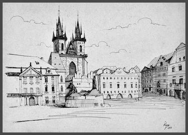 Original Fine Art Architecture Drawings by Igor Kogan