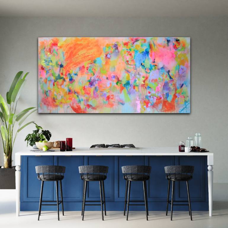 Original Abstract Painting by Diana Scherpenisse