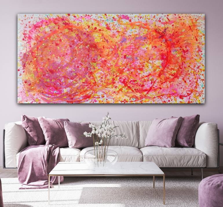 Original Abstract Expressionism Abstract Painting by Diana Scherpenisse