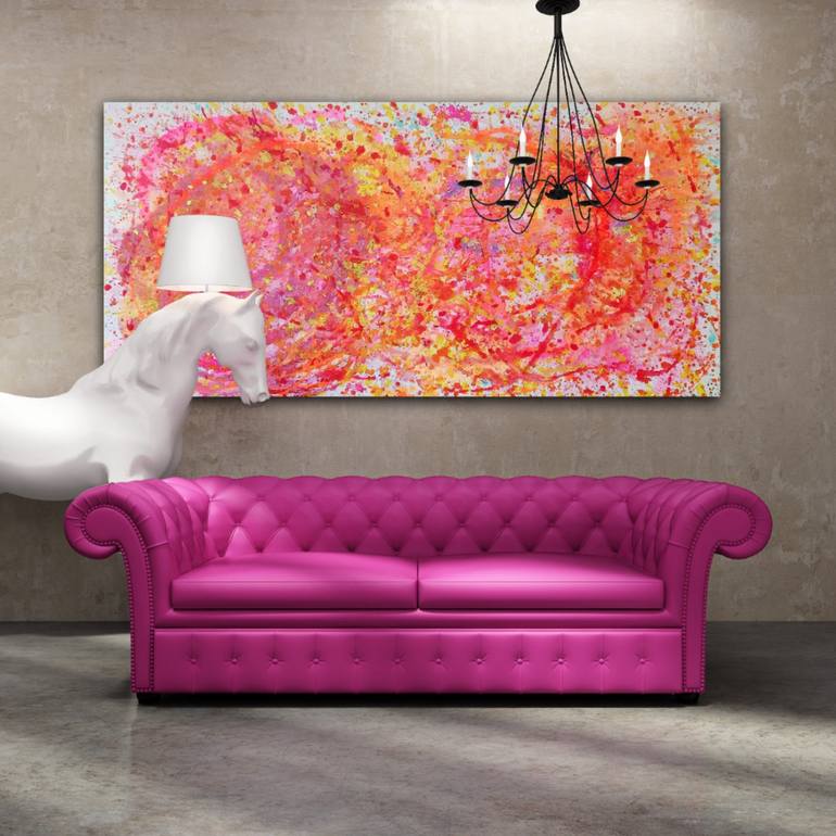 Original Abstract Expressionism Abstract Painting by Diana Scherpenisse