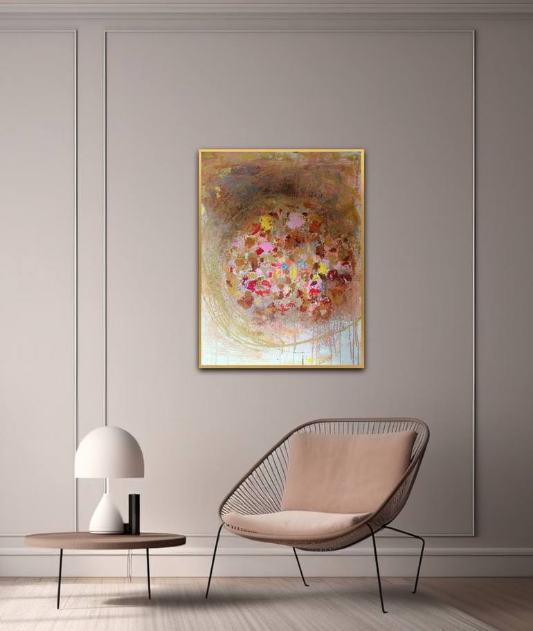 Original Abstract Expressionism Abstract Painting by Diana Scherpenisse