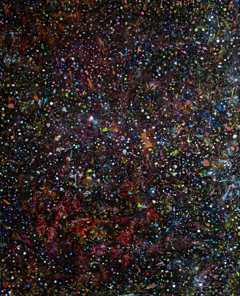 Print of Abstract Expressionism Outer Space Paintings by Diana Scherpenisse