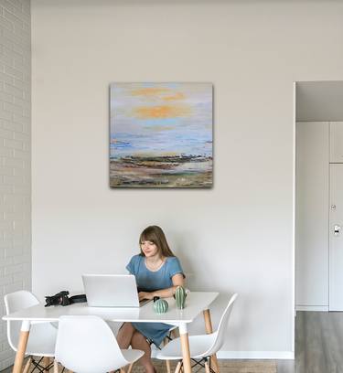 Original Abstract Expressionism Landscape Paintings by Diana Scherpenisse