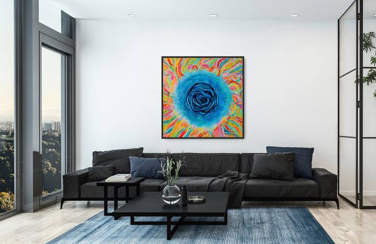 Original Abstract Love Painting by Diana Scherpenisse
